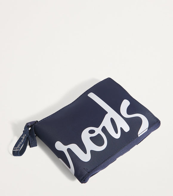 Logo Pocket Shopper Bag (Navy)...حقيبة تسوق جيب(أزرق داكن)