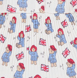 Paddington Bear Ribbed Dress and Tights Outfit 0-3 months