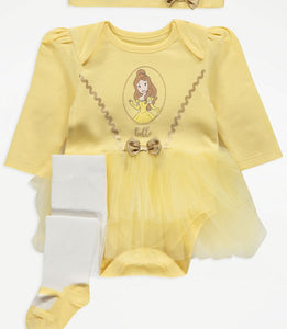 Belle Baby Outfit (12-18 months)..طقم ملابس بيبي بيل (12-18 شهرًا)