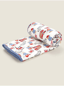 Paddington Bear Fleece Blanket...بطانية صوفية بطبعة دب بادينغتون