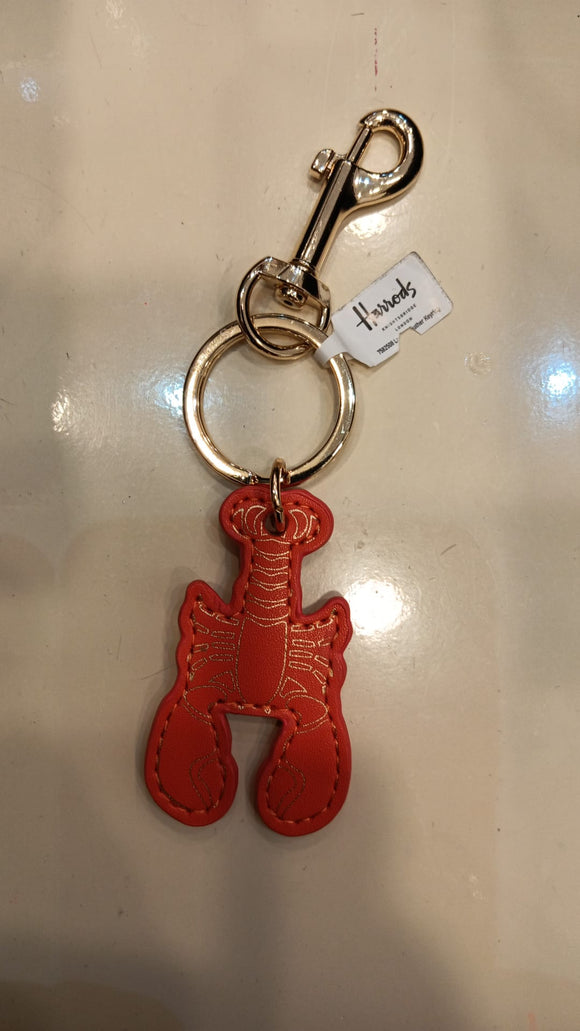 Lobster Leather Keyring..سلسلة مفاتيح من جلد سرطان البحر