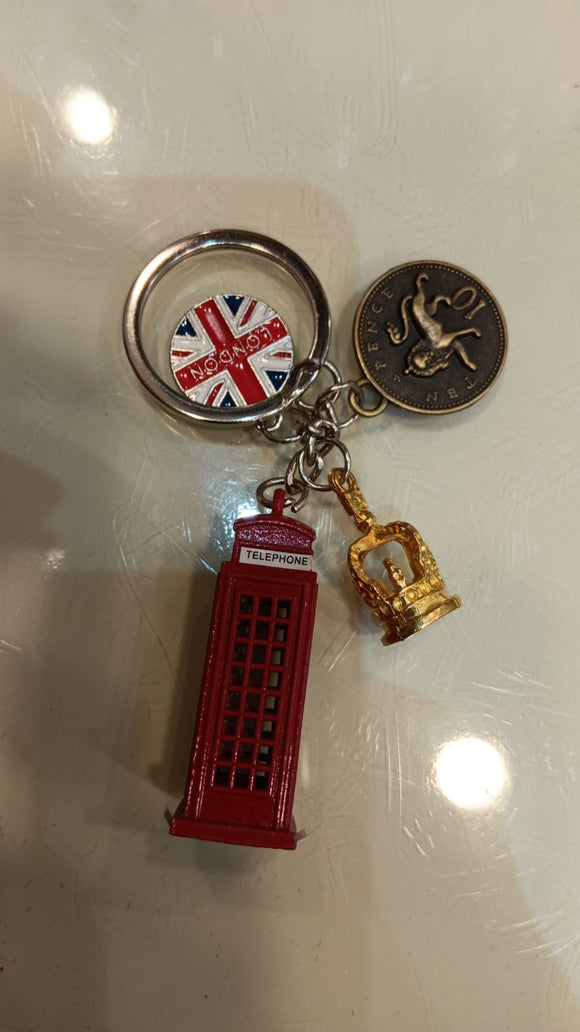 Harrods London telephone keyring..سلسلة مفاتيح هاتف هارودز لندن