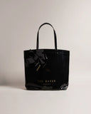 Ted Baker Women's Nicon Knot Bow Large Icon Bag - Blackحقيبة تيد بيكر النسائية بحجم كبير بأيقونية سوداء