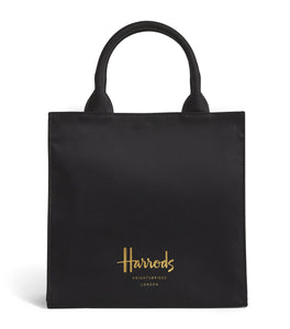 Harrods

Small Cotton Logo Tote Bag (black)...حقيبة صغيرة من القطن بشعار (أسود)