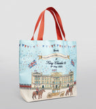 King Charles Large Tote Bag..حقيبة كبيرة بتصميم الملك تشارلز