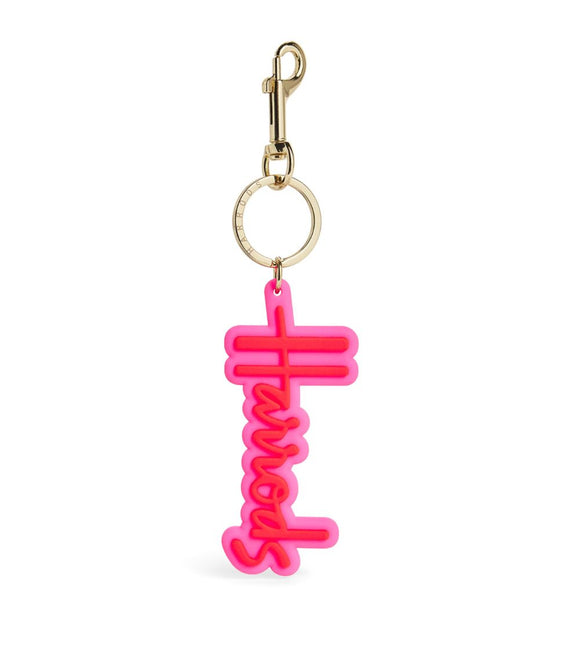 Harrods Logo Keyring (pink)سلسلة مفاتيح بشعار هارودز (وردي)