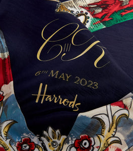 Silk King’s Coronation Scarf...وشاح حرير تتويج الملك