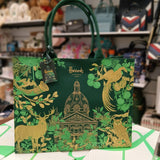 Harrods
Green Grocery Cotton House of Harrods Jacquard Shopper Bag