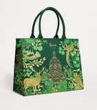 Harrods
Green Grocery Cotton House of Harrods Jacquard Shopper Bag