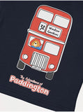Paddington Bear Black Bus T Shirt