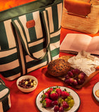 Harrods Stripe cooler tote bag..حقيبة تبريد هارودز المخططة