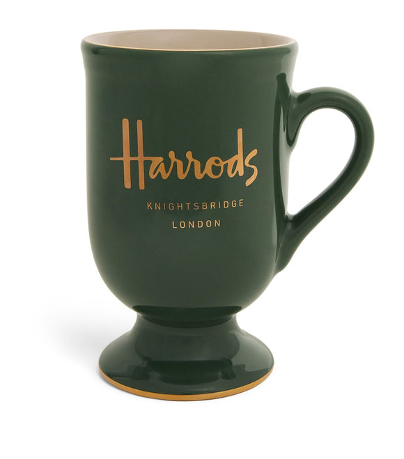 Pedestal Mug (Green)...كوب هارودز الاخضر الغامق بقاعدة
