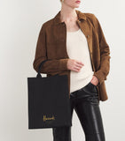 Harrods
Black Medium Cotton Logo Tote Bag