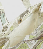 Small West And Map Shopper Bag...حقيبة تسوق صغيرة تحمل شعار الغرب والخريطة