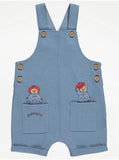 Paddington Bear Dungarees and Bodysuit Outfit