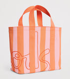 Harrods
Mini Cotton Stripe Logo Tote Bag (Orange)