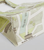 Small West And Map Shopper Bag...حقيبة تسوق صغيرة تحمل شعار الغرب والخريطة