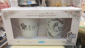 Mr&Mrs Double Mug Set...مجموعة أكواب السيد والسيدة المزدوجة