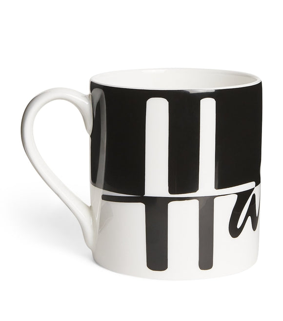 Ceramic Logo Mug (Black)..كوب سيراميك بشعار (أسود)
