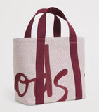 Harrods
Contemp Logo Neutral Burg small Tote Bag