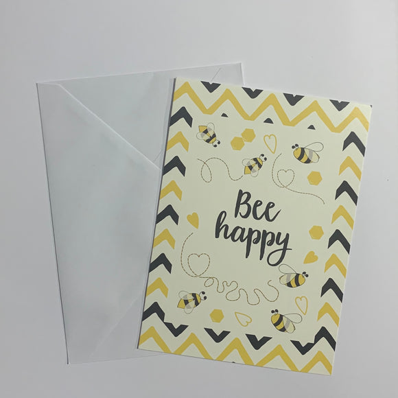 Bee Happy Set of 8 Notecards (2 Styles)
