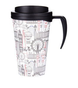 Harrods White City Thermal Travel Mug...كوب السفر الحراري المدينة البيضاء