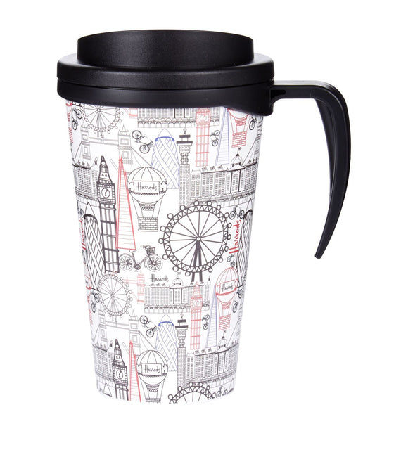 Harrods White City Thermal Travel Mug...كوب السفر الحراري المدينة البيضاء