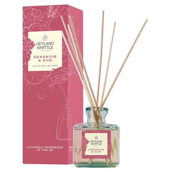 Geranium & Oud Reed Diffuser 200ml...معطر جو برائحة  والعود