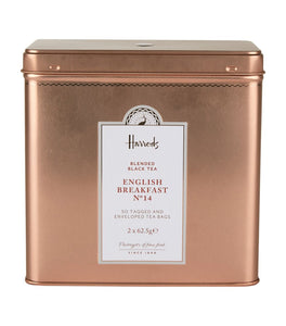 No.14 English Breakfast Tea Tin (50 Tea Bags)