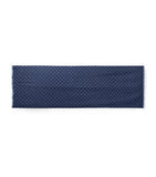 Woven H Logo Navy Wool Scarf..وشاح صوف أزرق داكن بشعار H منسوج