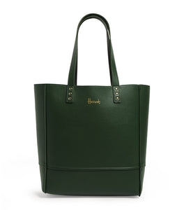 Grained Fern Reversible Tote Bag Green