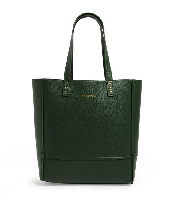 Grained Fern Reversible Tote Bag Green