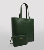 Grained Fern Reversible Tote Bag Green