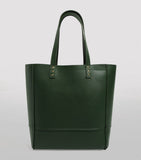 Grained Fern Reversible Tote Bag Green