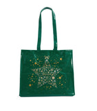 Green Star Shoulder Bag..حقيبة كتف بنقشة النجمة الخضراء