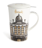 Harrods Emporium Tea with Infuser Mug..كوب شاي إمبوريوم مع مصفاة