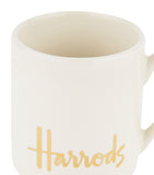 Harrods Cream Logo Espresso Cup Only..كوب إسبريسو لون كريمي