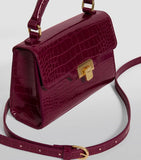 Harrods Brent Purple Grab Cross Body Bag