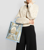Medium Regal Banner Shopper Bag...حقيبة تسوق متوسطة الحجم بتصميم شعار ملكي