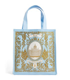 Small Regal Banner Shopper Bag..حقيبة تسوق صغيرة بشعار ملكي