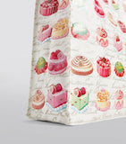 Medium Cakes and Bakes Shopper Bag...حقيبة تسوق متوسطة الحجم بتصميم الكعكة والخبز