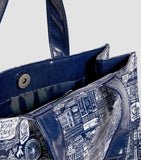 Harrods Medium Font Shopper Bag...حقيبة تسوق هارودز متوسطة الحجم