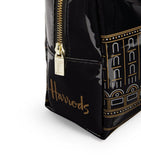 Gold Outline Building Cosmetic Bag