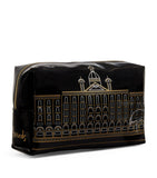 Gold Outline Building Cosmetic Bag