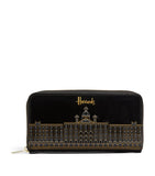 Gold Outline Building Long Wallet...محفظة طويلة بتصميم مخطط ذهبي