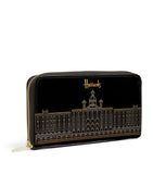 Gold Outline Building Long Wallet...محفظة طويلة بتصميم مخطط ذهبي