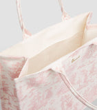 Pink Toile Grocery Shopper Bag