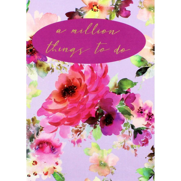 Lilac Bloom Things To Do Notes Pad...دفتر ملاحظات 