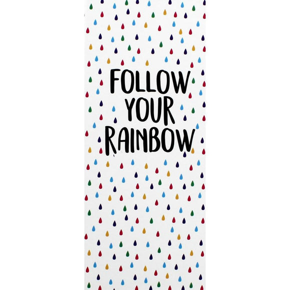 Rainbow Raindrops Sticky Notes Pad