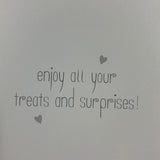 Happy Birthday Have Fun! Teddy on Swing Card and Envelope